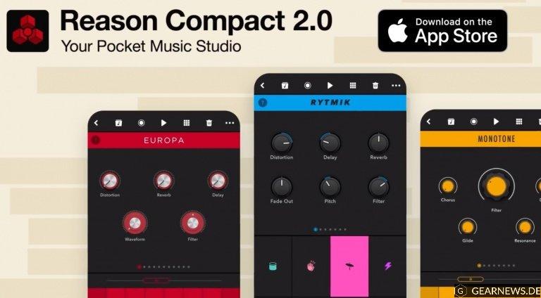 Propellerhead Reason Compact 2.0 – neues All-in-one Musikstudio für iOS