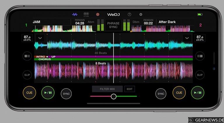 Pioneer DJ WeDJ App