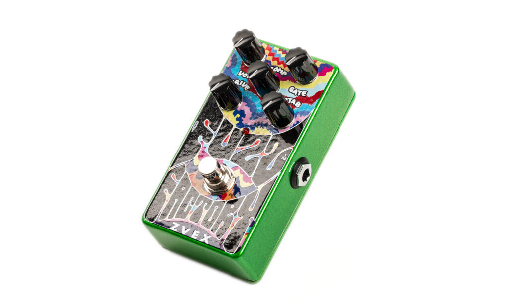 Mit dem ZVEX Fuzz Factory Vertical sind experimentelle Fuzz-Sounds möglich, die Regler erlauben das Gitarrensignal in die unterschiedlichsten Richtungen zu formen.