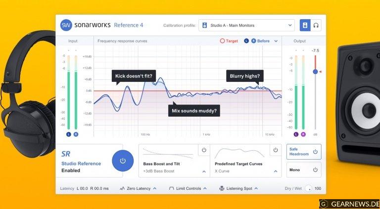 Sonarworks bringt Reference 4.3 Update und Summer Sale