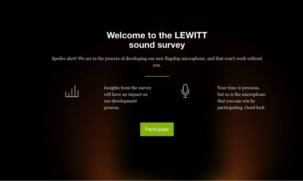 Lewitt Sound Survey