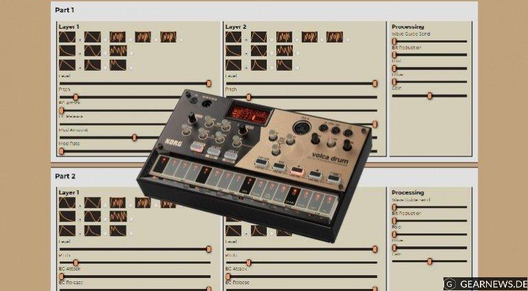 Synthmata Online Volca Drum Editor von Synthmata