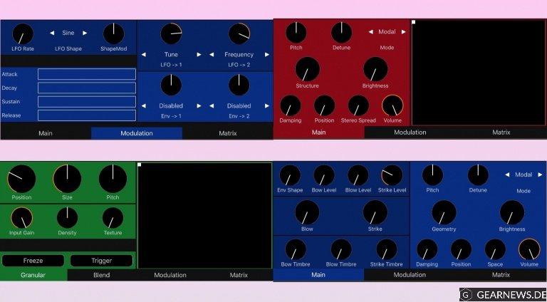 Spectrum Synthesizer Bundle – Mutable Instruments Module kostenlos auf dem iPad!