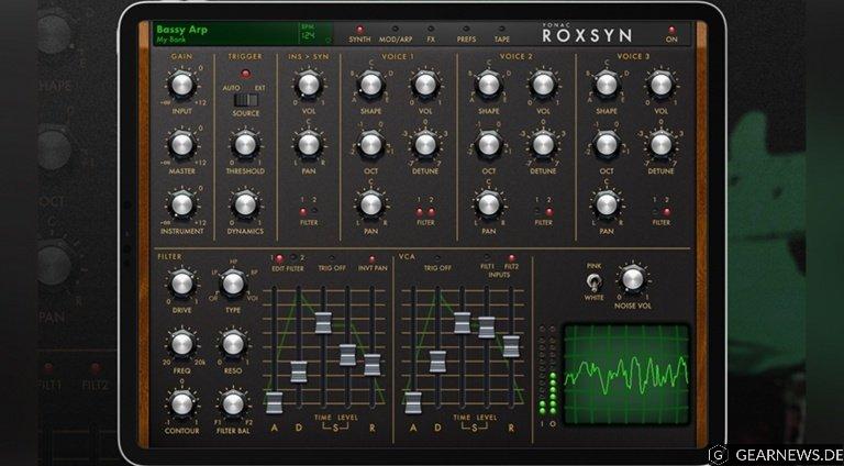 Yonac Roxsyn Guitar Synthesizer – eine virtuelle Gitarre für das iPad