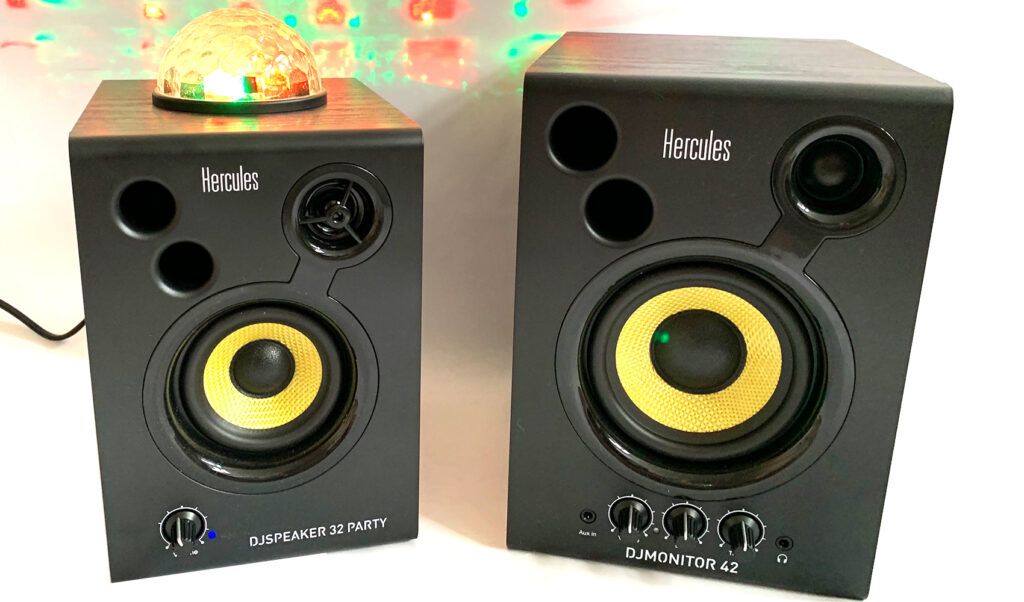 Hercules DJSpeaker 32, 42 Seite 2 DJSpeaker Test - 32 3 Bonedo von Party und DJMonitor 