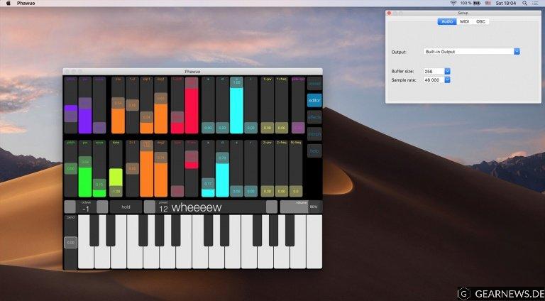 Phawuo 3.0 – ein ungewöhnlicher Synthesizer für macOS und iOS