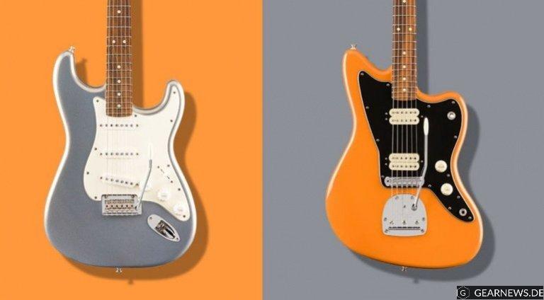 Fender Player Series Silver & Capri Orange