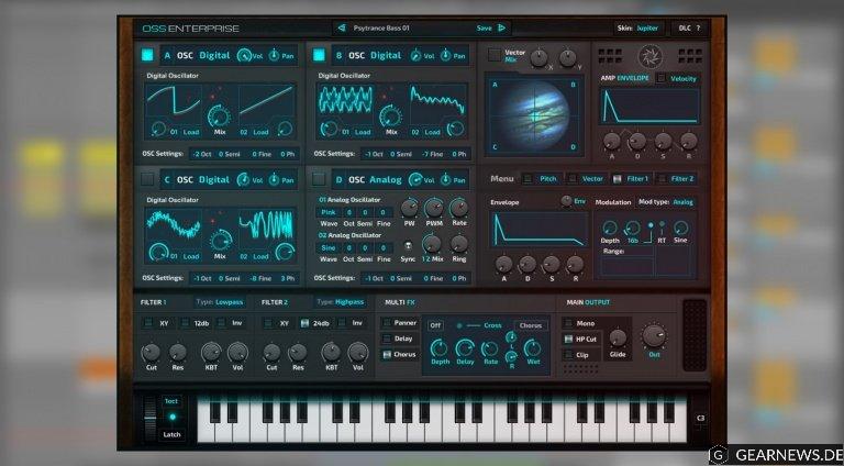 Ocean Swift OSS Enterprise Vector Hybrid Synthesizer