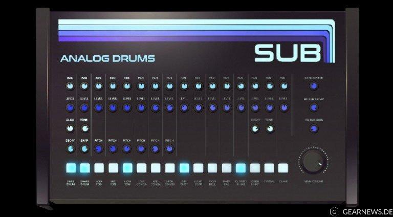 Kostenlos: Sampleson Sub ist ein virtuell analoger Drum Synthesizer