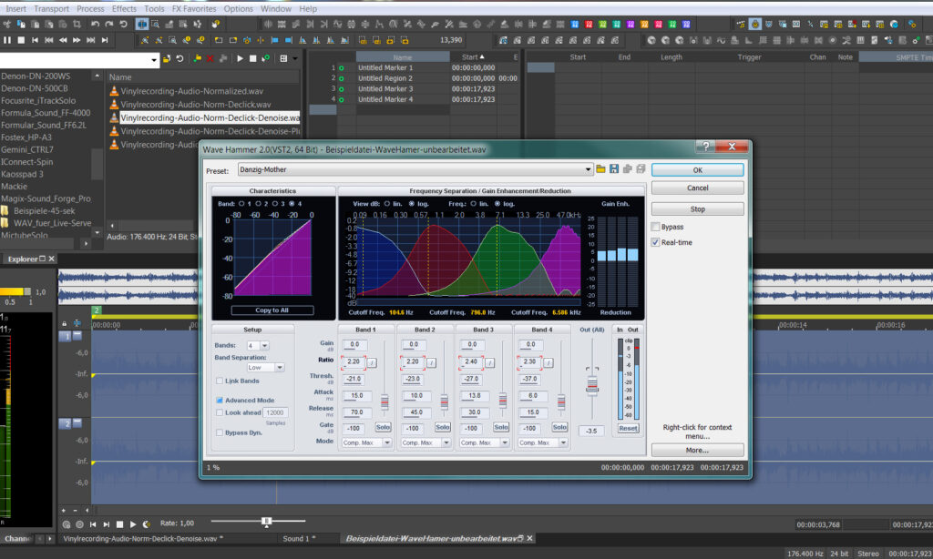 Interner Mastering-Effekt „WaveHammer 2.0“ – ein ganz schön effektives Loudness-Maximierungs-Tool.