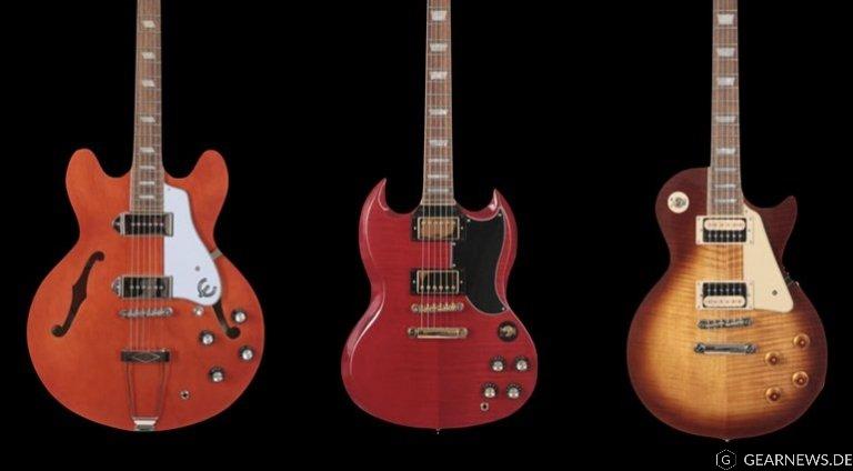 12 neue von Epiphone