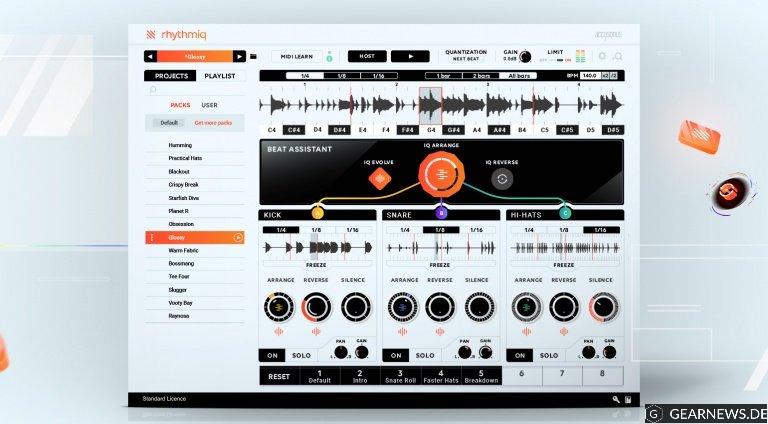 Accusonus Rhythmiq und eure Tracks werden zu einer Performance