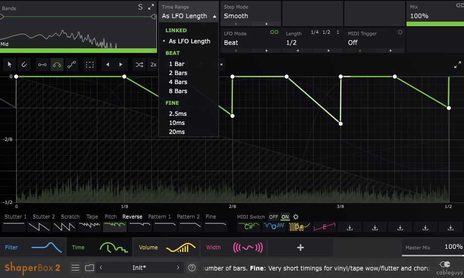 TimeShaper 2 – Stutter-, Scratch-, Tape-Stop-, Pitch- und Reverse-Effekte auf Knopfdruck!