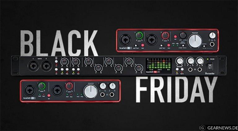 Deal: Focusrite reduziert die Preise für Audiointerfaces zum Black Friday