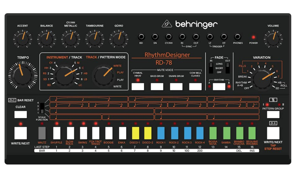 DR-78 Entwurf 'Andreas' (Quelle: Behringer)