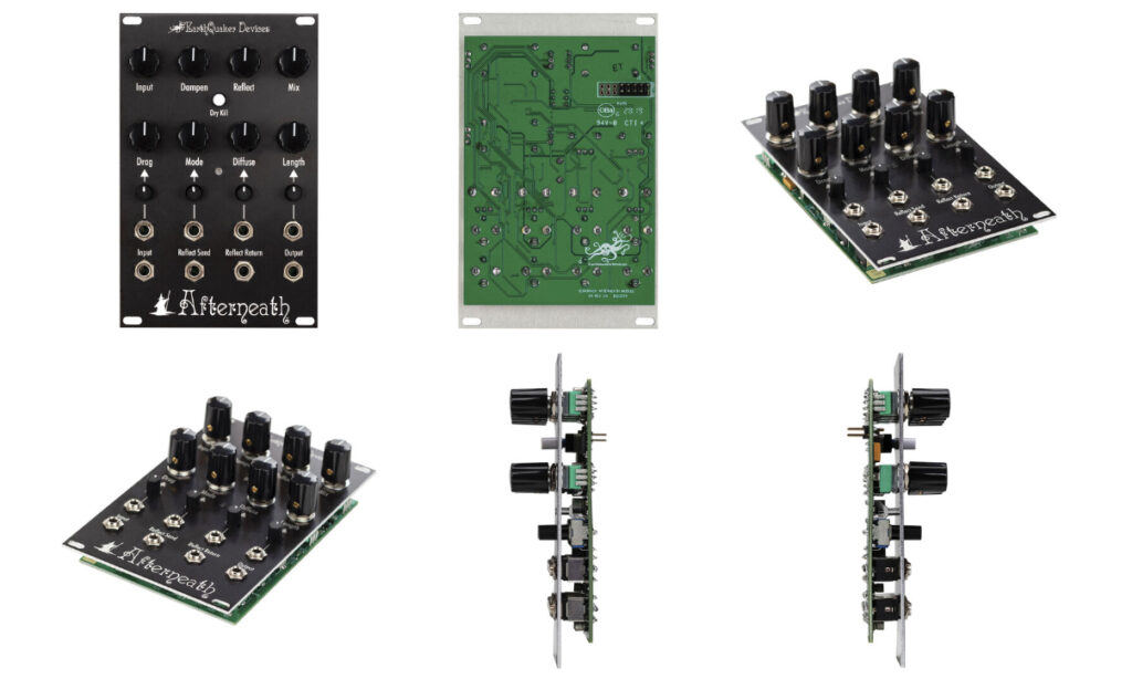 Earthquaker Devices Afterneath Eurorackmodul. Verschiedene Ansichten (Foto: Earthquaker Devices)