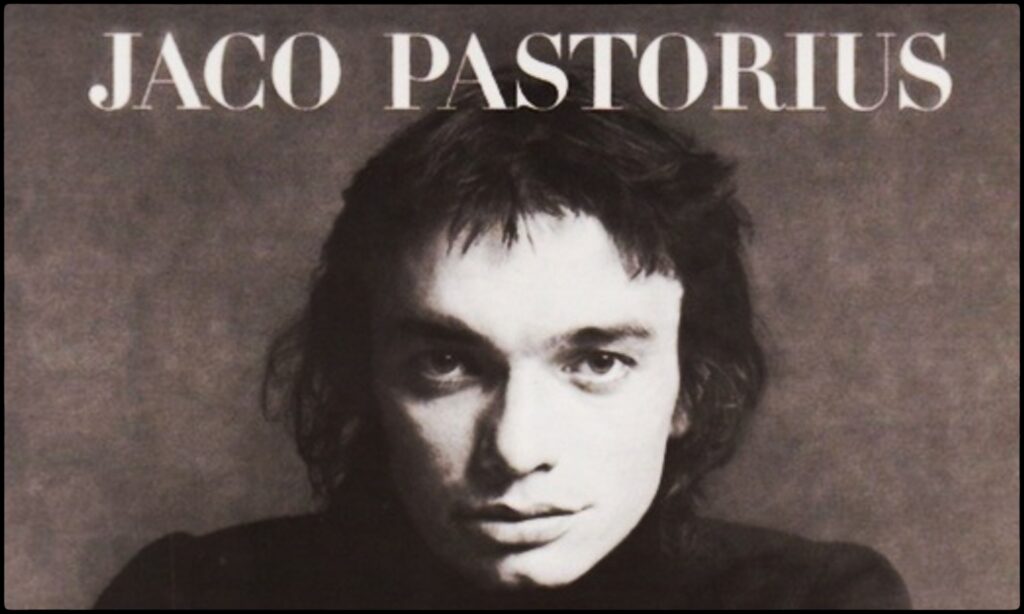 Weltbekanntes Foto des CBS-Fotografen Don Hunstein: Dieses Bild zeigt einen querformatigen Ausschnitt des Plattencovers von "Jaco Pastorius"