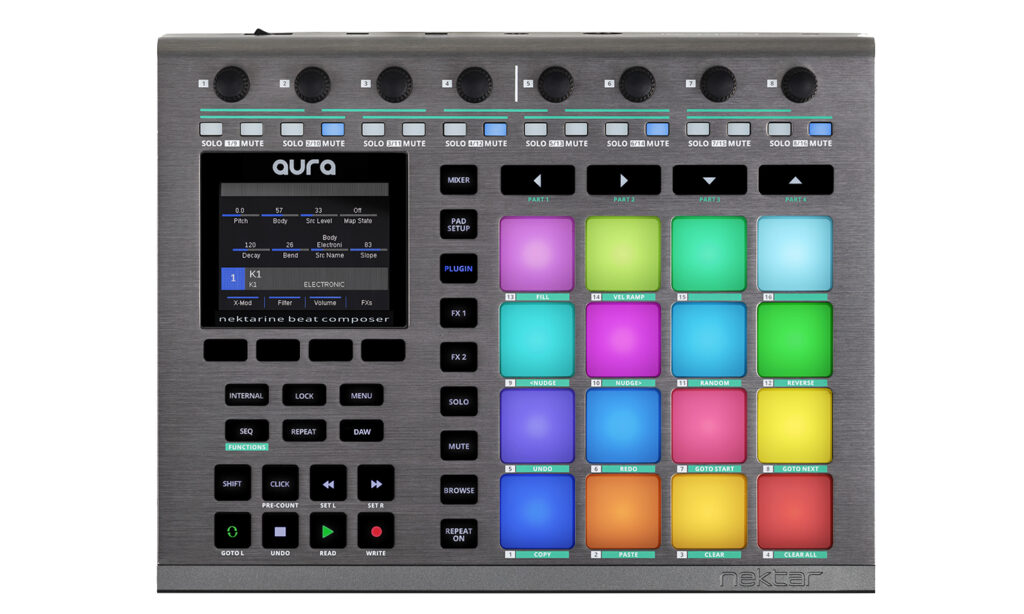 NAMM 2020: Nektar Aura Beat Composer USB-Pad-Controller (Foto: Nektar)