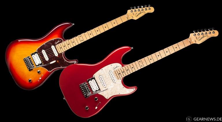 Godin Session LTD Cherry Burst Desert Red Teaser