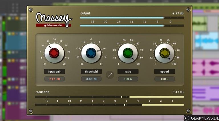 NAMM 2020: Massey Plugins veröffentlicht Golden Master Soft Clipper für ProTools