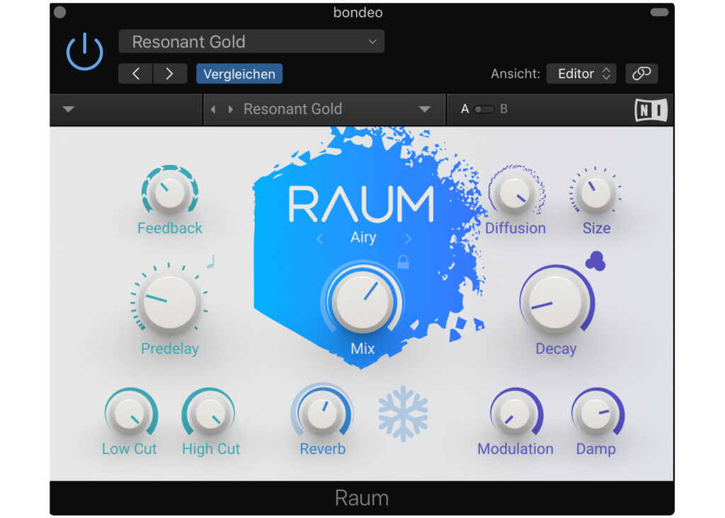 01_Native_Instruments_Raum_Plugin_Ansicht_Test