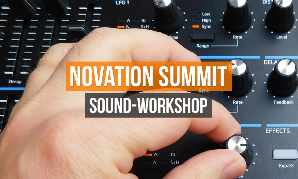 Novation Summit Workshop: Soundprogramming (Foto: Matthias Sauer)