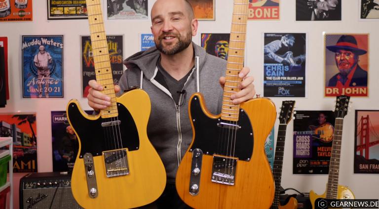 Fender Telecaster Harley Benton TE-52 Blindtest SHootout