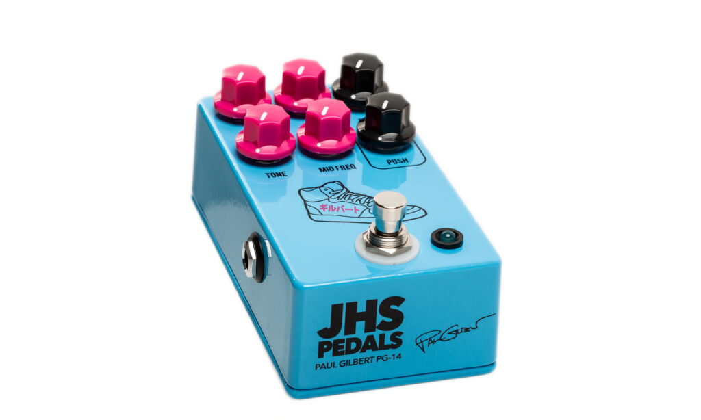 Das JHS Pedals PG-14 ist kein "Brot-und-Butter"-Verzerrer, vielmehr begeistert er mit einem sehr individuellen Sound.