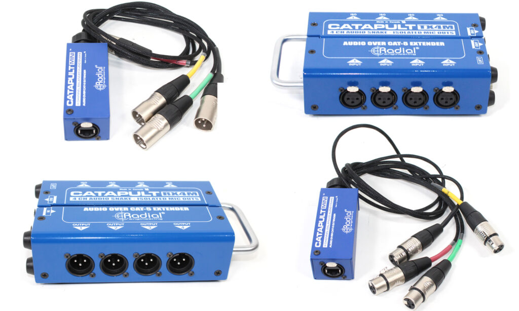 Radial Engineering Catapult RX4, TX4, Mini TX und RX