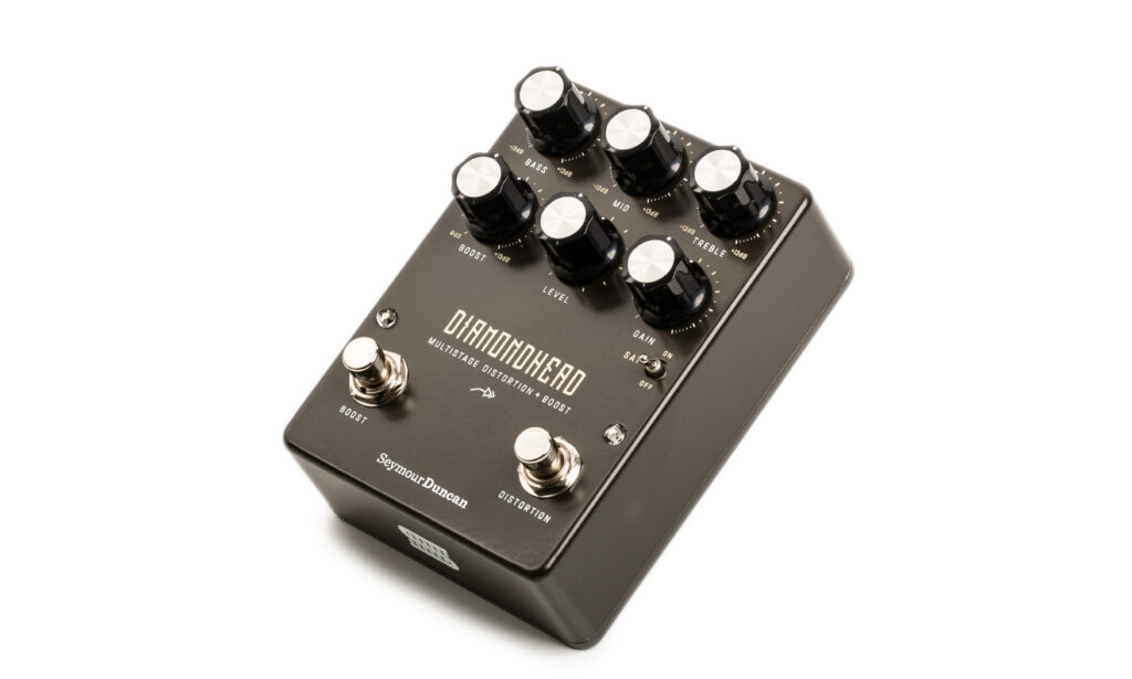 Volle Punktzahl für das Seymour Duncan Diamondhead Distortion + Boost Pedal, das mit ausgeglichenen Sounds und großer Vielseitigkeit überzeugt.