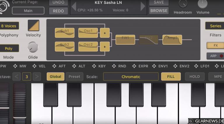 KV331 Audio SynthMaster One für iPhone