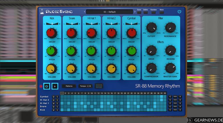 Freeware: Novation Sound Collective verschenkt AudioThing SR-88 Plug-in