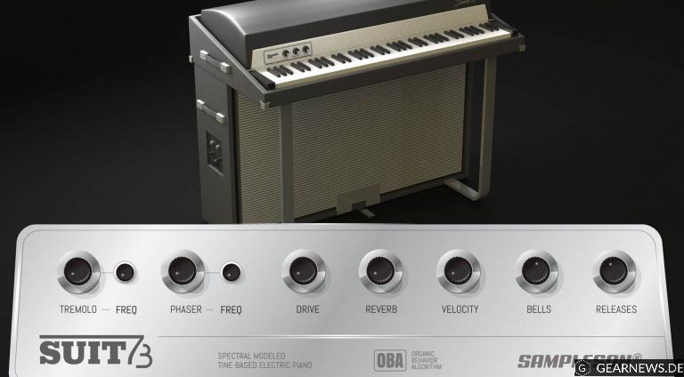 Sampleson Suit73: die DNA des Fender Rhodes Suitcase 73 in einem VSTi