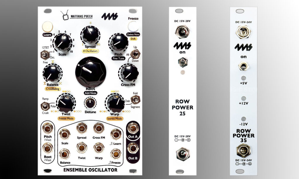 Superbooth 2020: 4MS Ensemble Oscillator, Raw Power 25 und 35 (Foto: 4MS)