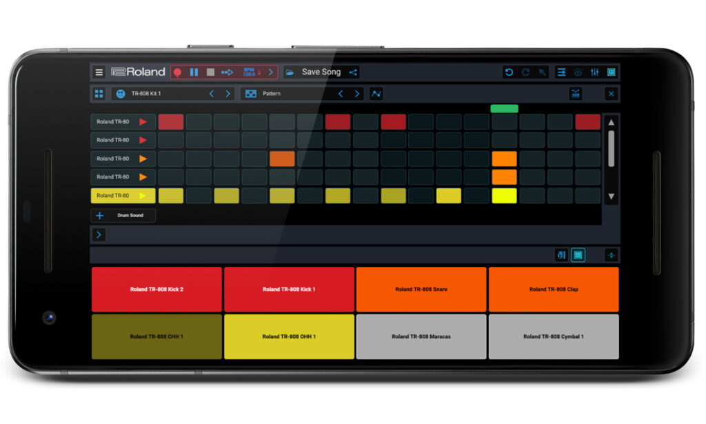 Roland Zenbeats App auf dem Handy (Foto: Roland)