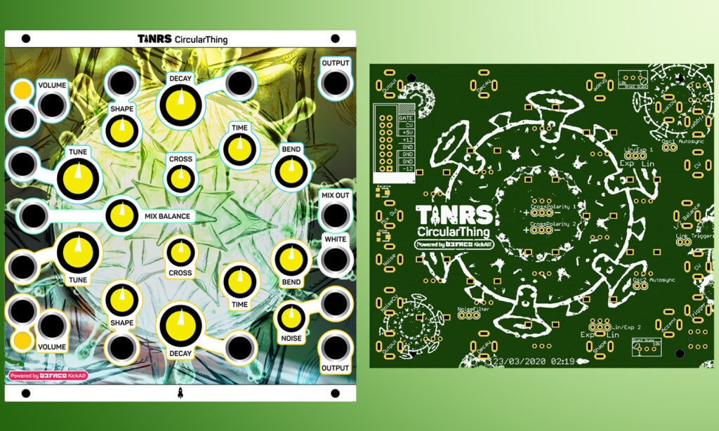 TiNRS Circular Thing Double Drum: Kollidierende Drum-Voices durch Crossmodulation (Quelle: This Is Not Rocket Science)