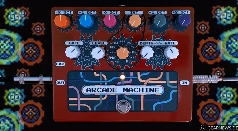 RPS Effects Arcade MAchine Analog Synthesizer Pedal Front