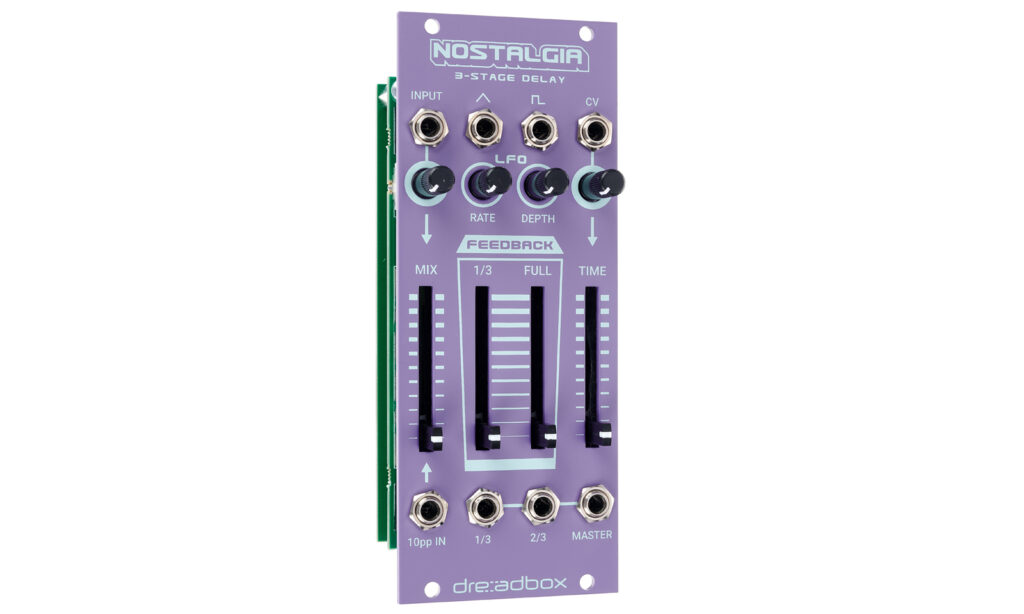 Das Triple Delay Modul von Dreadbox heißt passenderweise Nostalgia.