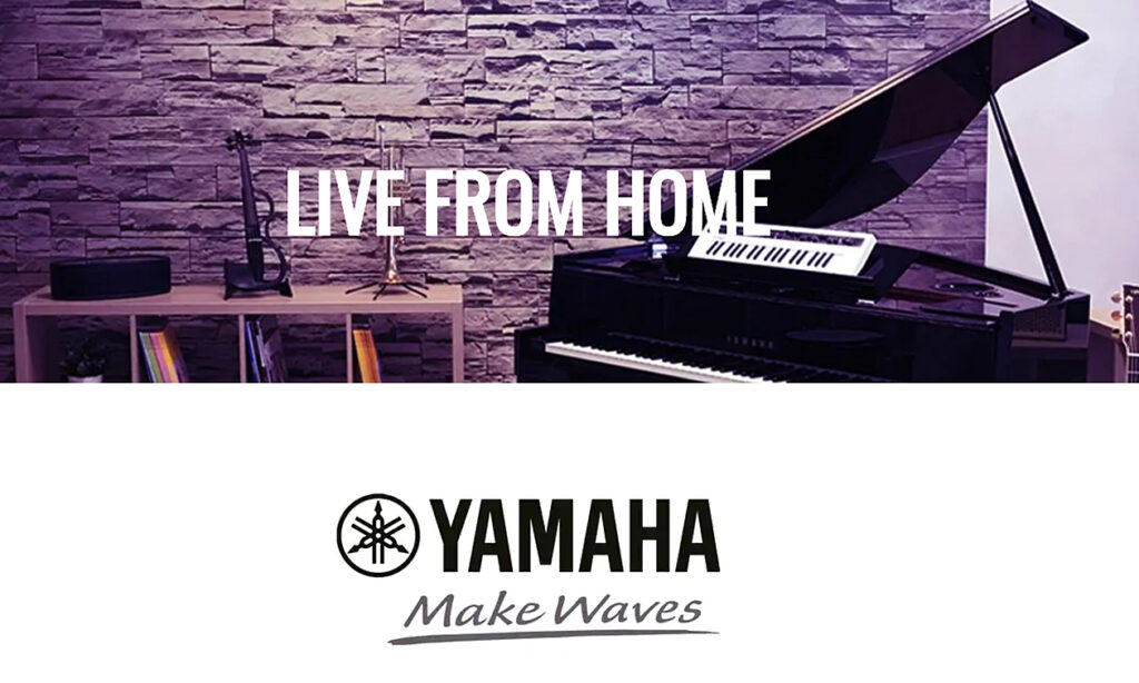 #YAMAHALIVEFROMHOME Online-Konzertplattform (Foto: Yamaha))