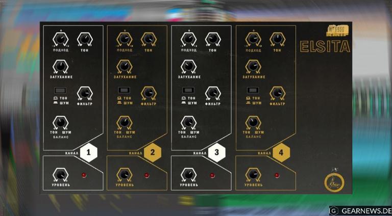 Kostenlos: Elsita-V Plug-in emuliert eine alte analoge russische Drum Machine