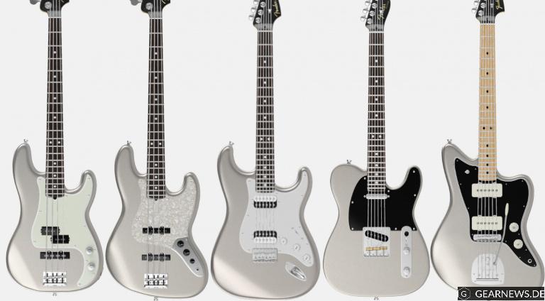 Fender Mod Shop inca Silver Stratocaster Telecaster Jazzmaster Jazz Precision Bass