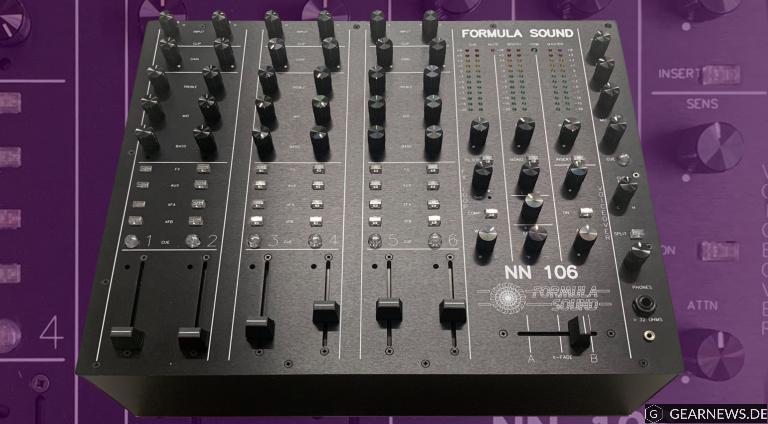 Formula Sound baut neuen Flaggschiff DJ-Mixer NN106 basierend auf dem modularen PM100