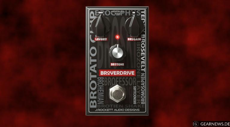 J Rockett Audio Designs Broverdrive Pedal Front Teaser