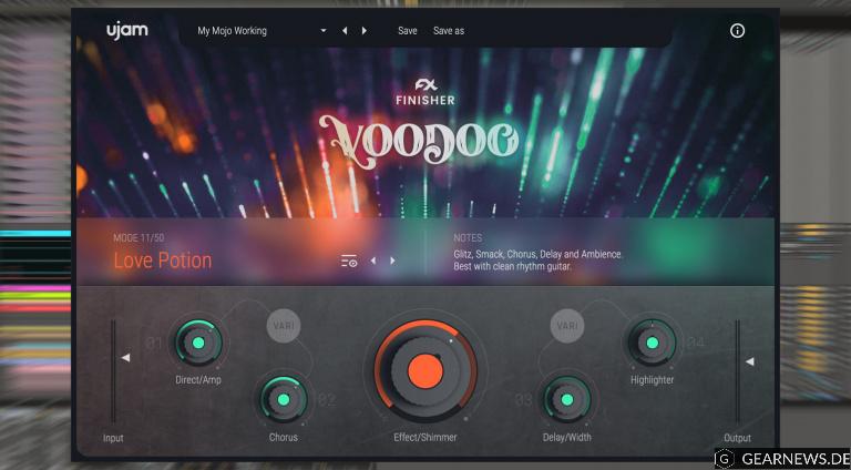 UJAM Finisher VOODOO: ein wenig Magie für euren Gitarre-Sound gefällig?