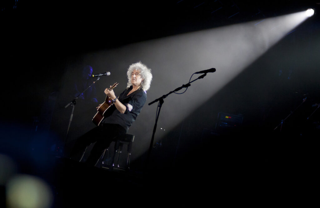 Brian May im Rampenlicht, Credits: Shutterstock // katatonia82