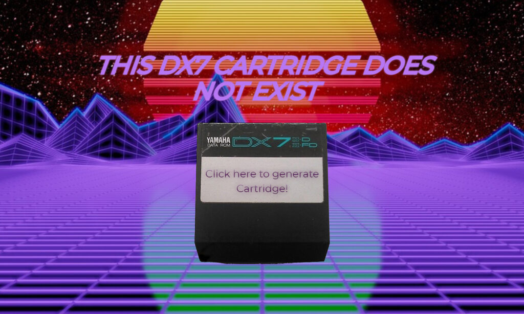 This DX7 Cartridge Does Not Exist (Foto: thisdx7cartdoesnotexist.com)