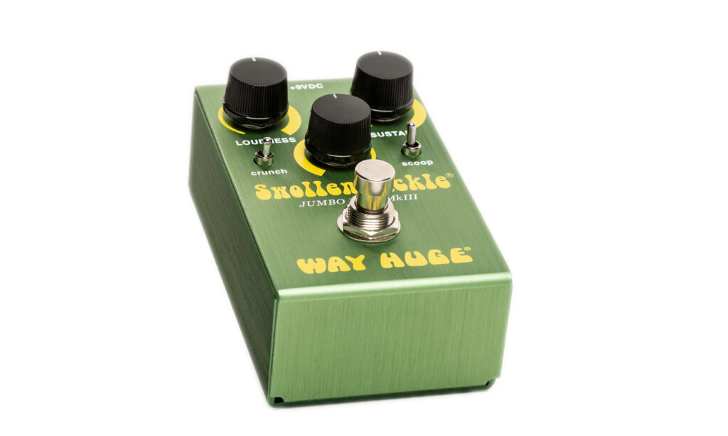 Dank eigenständigem Sound und kleinerem Gehäuse wird sich das Way Huge Swollen Pickle Jumbo Fuzz MKIII bestimmt bald auf einigen Pedalboards wiederfinden.