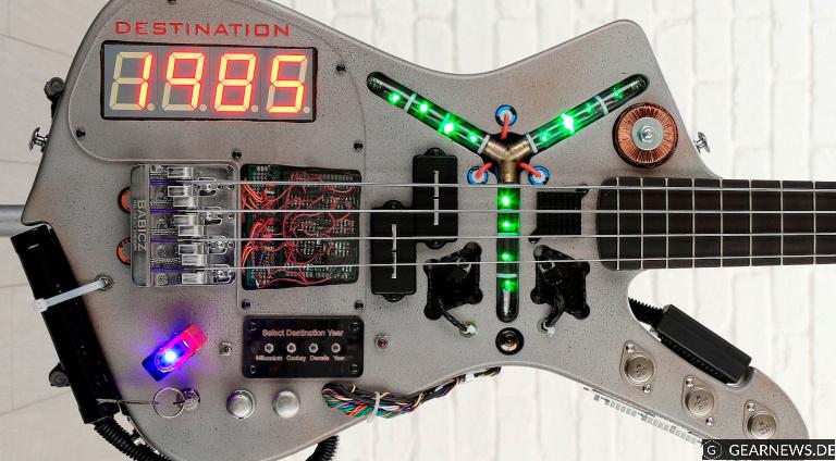 Doner Designs Time MAchine Bass Back To The Future Front