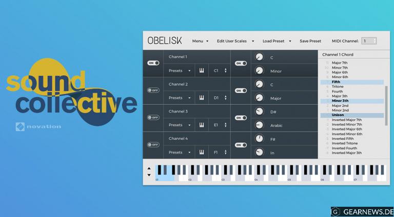 Novation Sound Collective verschenkt Frozenplain Obelisk Plug-in