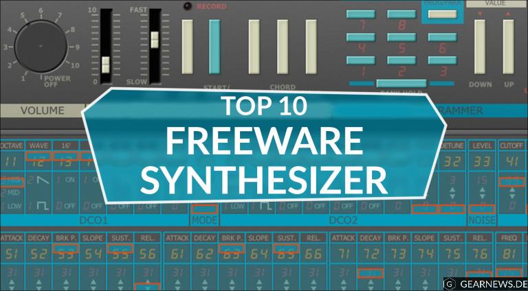 Die zehn besten Freeware Software Synthesizer der letzten Monate